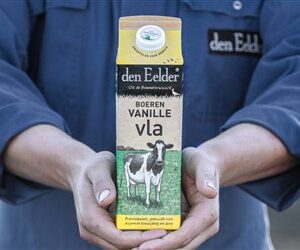 Den Eelder boeren vanillevla 1 ltr. (B)