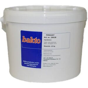 Bakto fondant 15 kg.