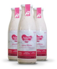 Ambachtshoeve yoghurt perzik abrikoos 750 ml. (B)